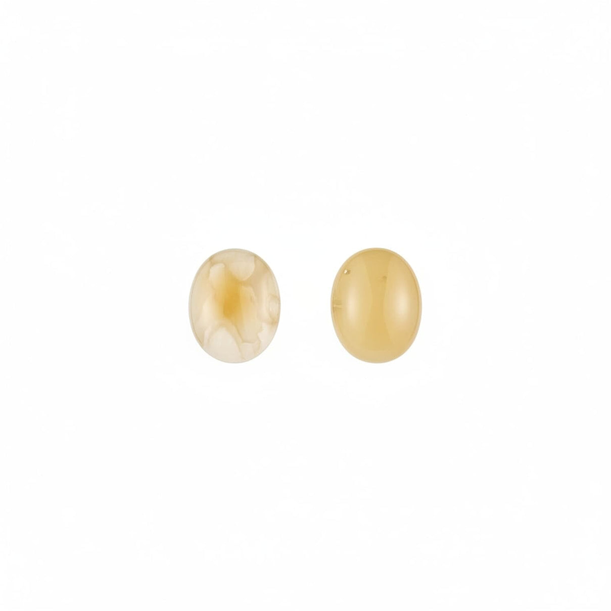 Butterscotch Amber Earring with Push Back in Sterling Silver 2.50 Ct. 8061996 0