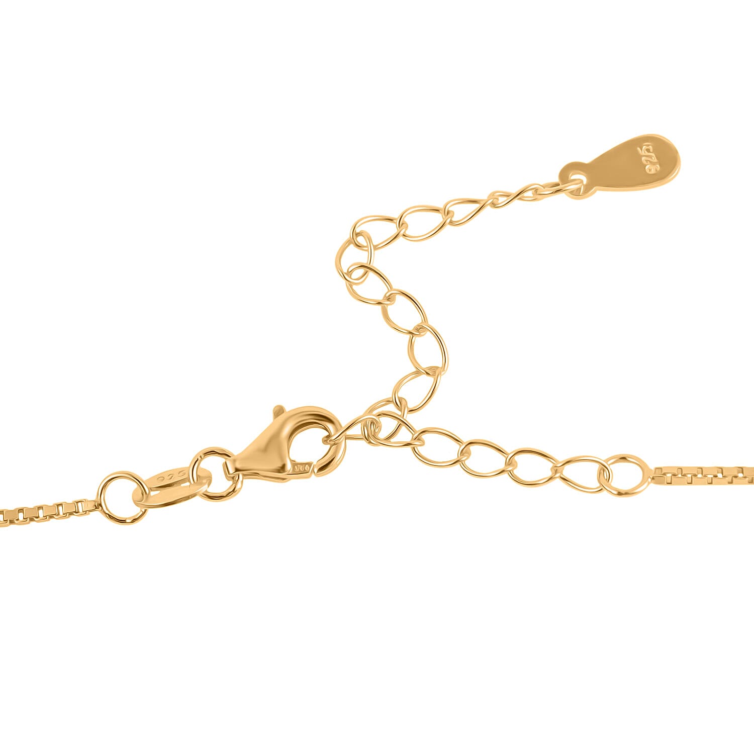 Butterscotch Amber Necklace (Size - 17-2 Ext) in Gold Plated Sterling Silver 1.50 Ct. 8059605 2