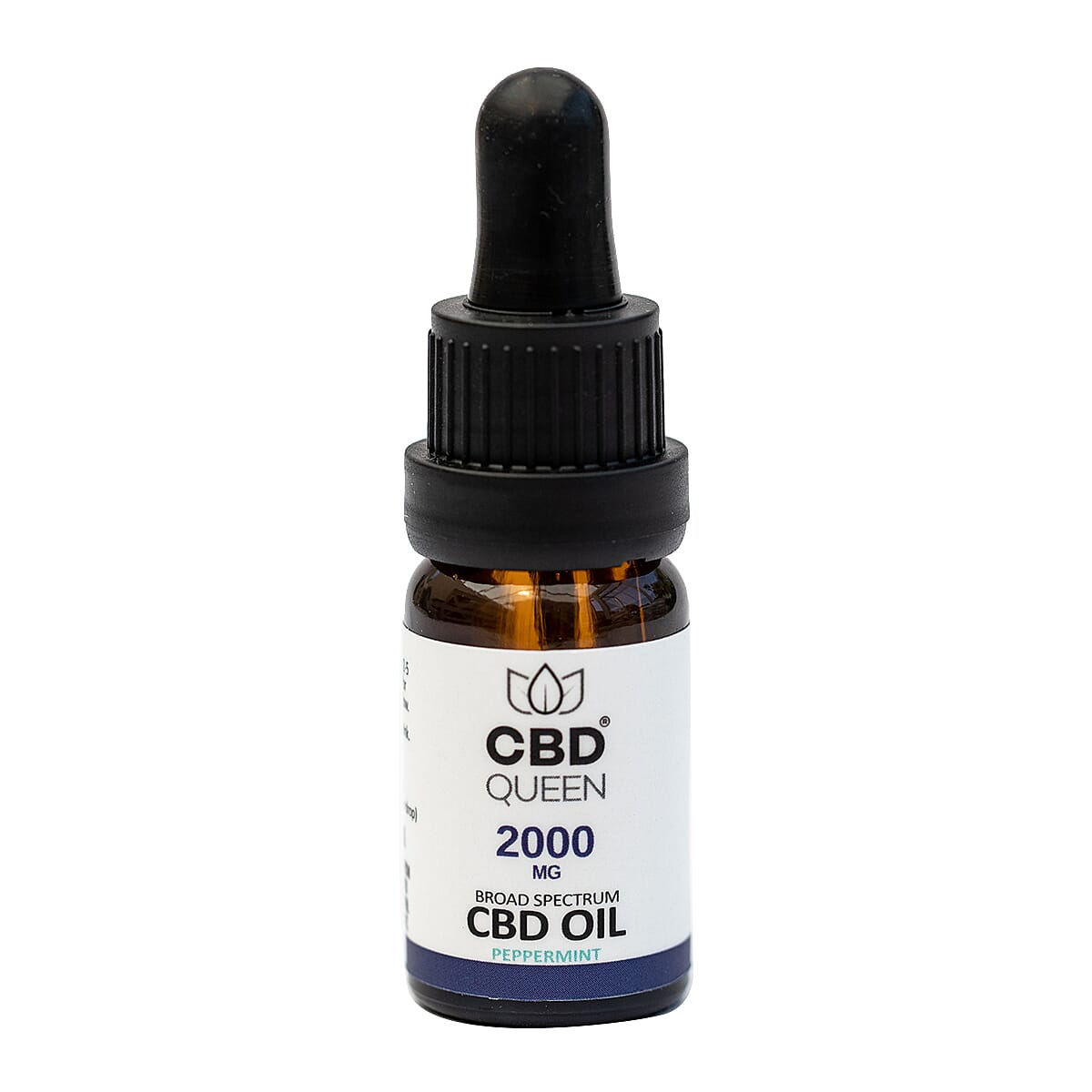 CBD Queen- Broad Spectrum 10ml Oil 20% - 2000mg - Peppermint with FREE 10ml Muscle &amp; Joint Balm 8093900 1