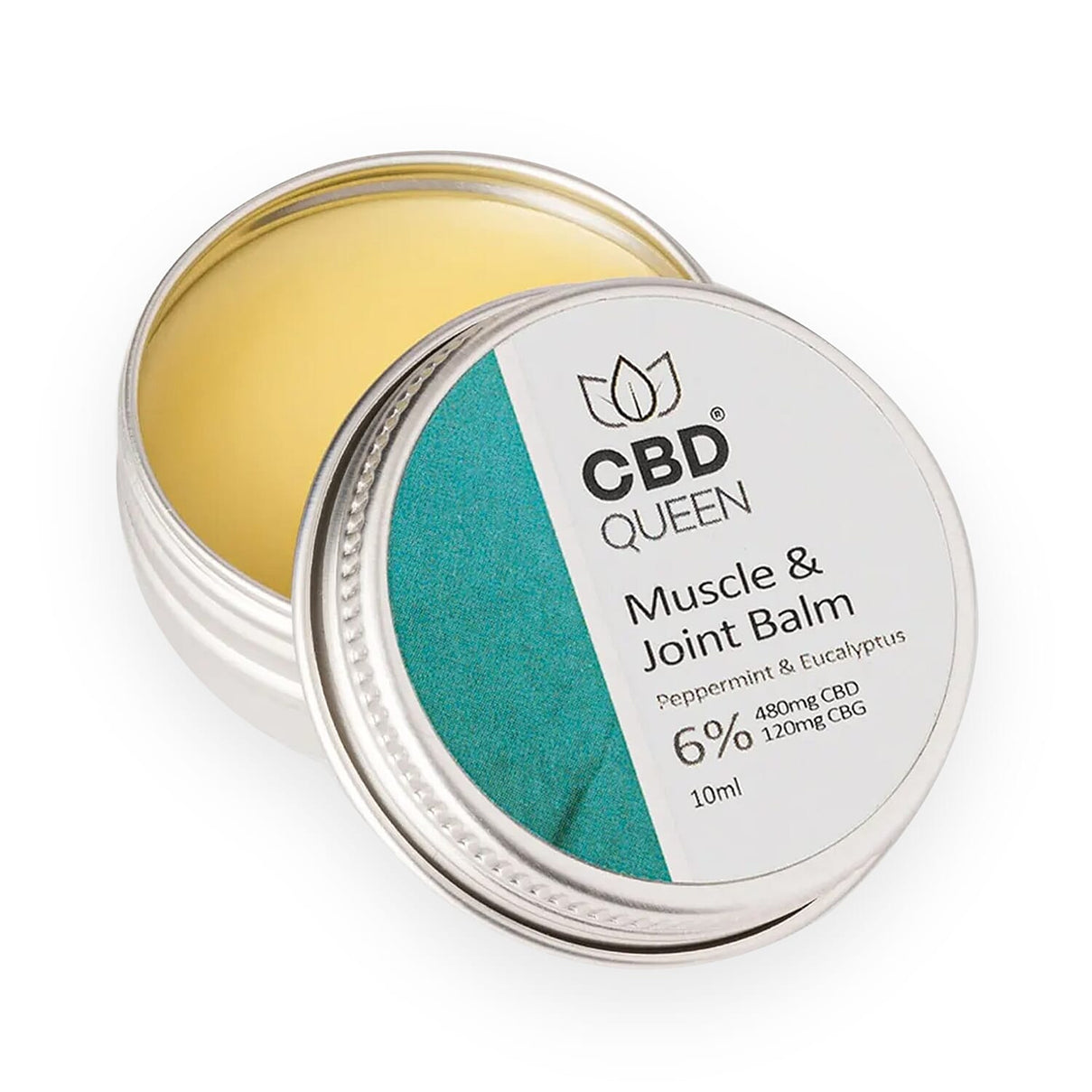 CBD Queen- Muscle &amp; Joint Balm 6% Super Strength - Peppermint &amp; Eucalyptus 8053094 0