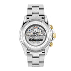 Christophe Duchamp Grand Mont Automatic 10 ATM Water Resistant Watch with Two Tone Chain Strap