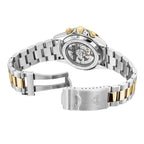 Christophe Duchamp Grand Mont Automatic 10 ATM Water Resistant Watch with Two Tone Chain Strap