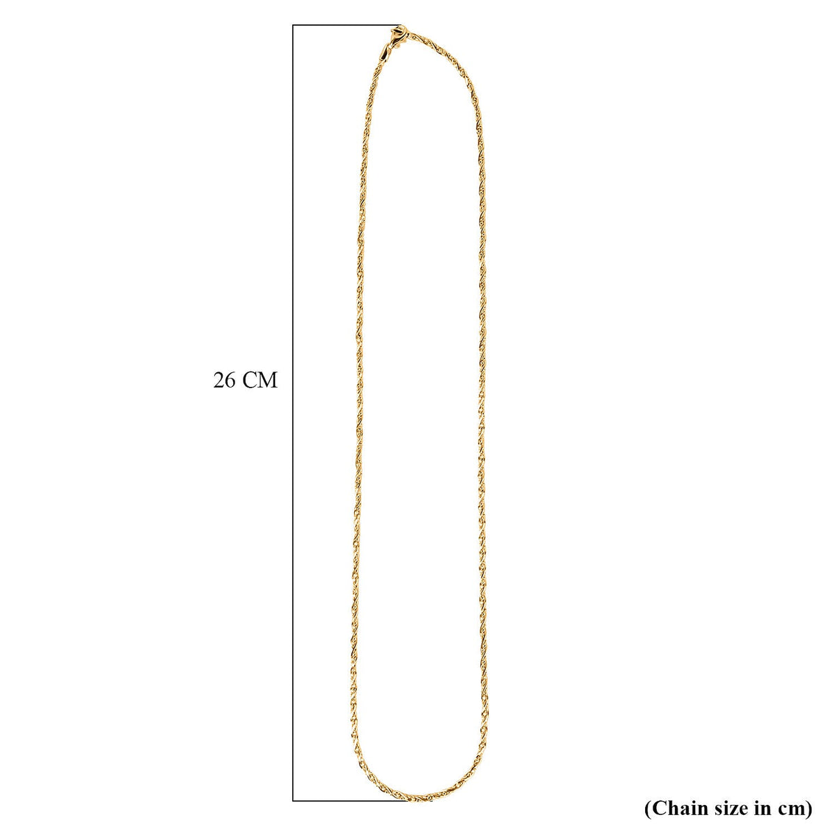 Italian Made Sterling Silver 1.9MM Fancy Twisted Snake Necklace with Lobster Clasp in Yellow Gold Plating 22 Inch 8183722 5