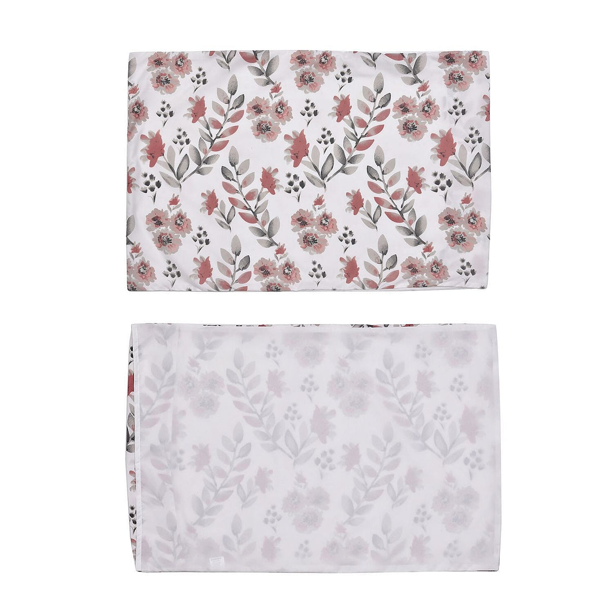 3 Piece Set - Printed Microfiber Leaf Pattern Comforter (Size 200x200 cm) with 2 Pillowcases (Size 75x50x2 cm) - Leaf Double 7301387 5
