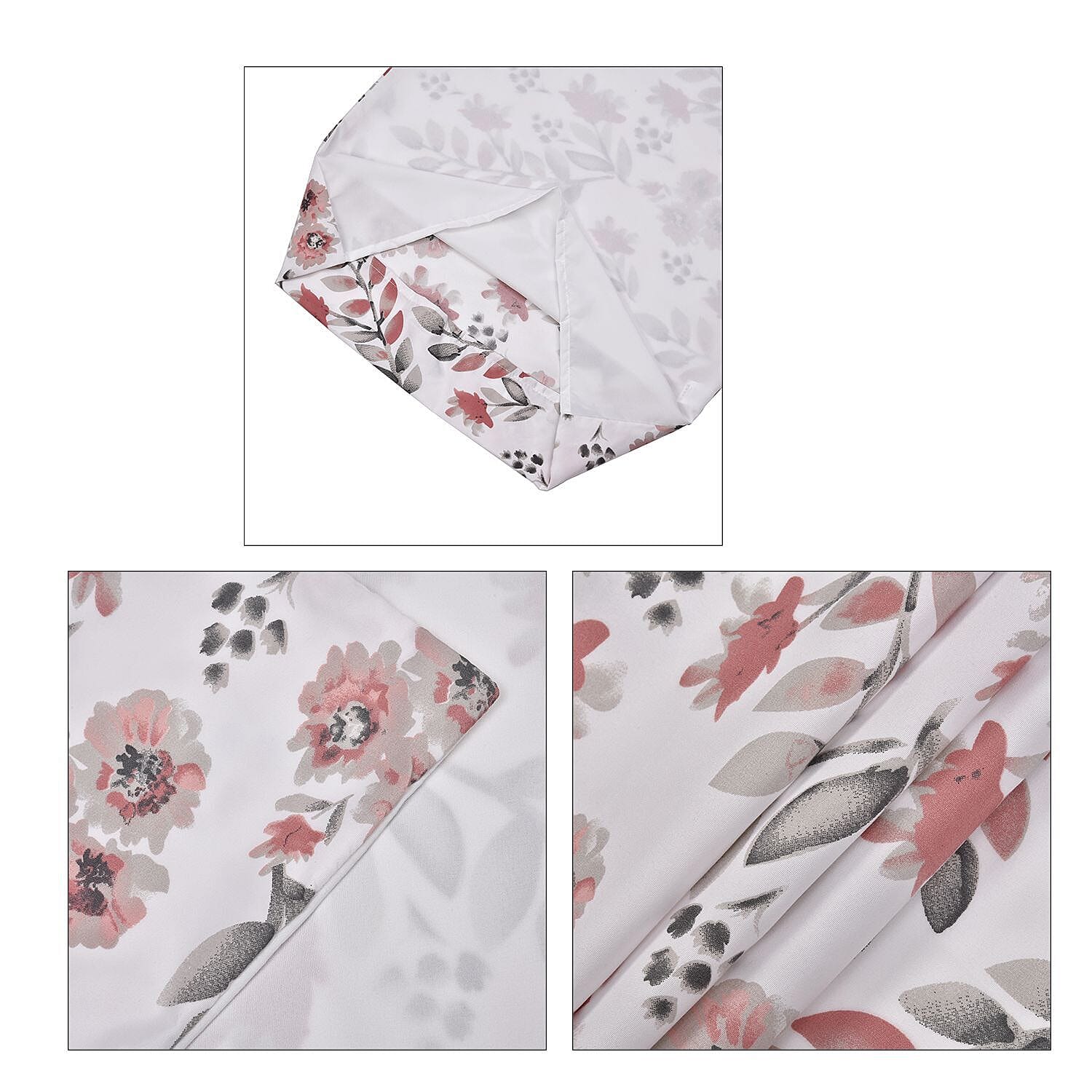 3 Piece Set - Printed Microfiber Leaf Pattern Comforter (Size 200x200 cm) with 2 Pillowcases (Size 75x50x2 cm) - Leaf Double 7301387 6