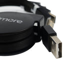 Bitmore Fast Charge Retractable 3 in 1 Charging Cable - Charge 3 Devices At the Same Time