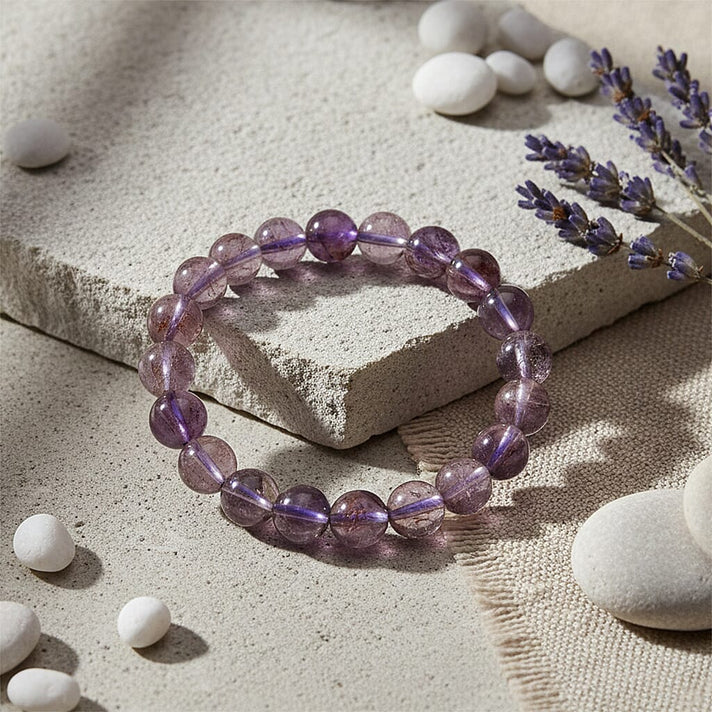 Cacoxenite Beads Stretchable Bracelet (Size 7-7.5) 120.00 Ct. 8438878 2