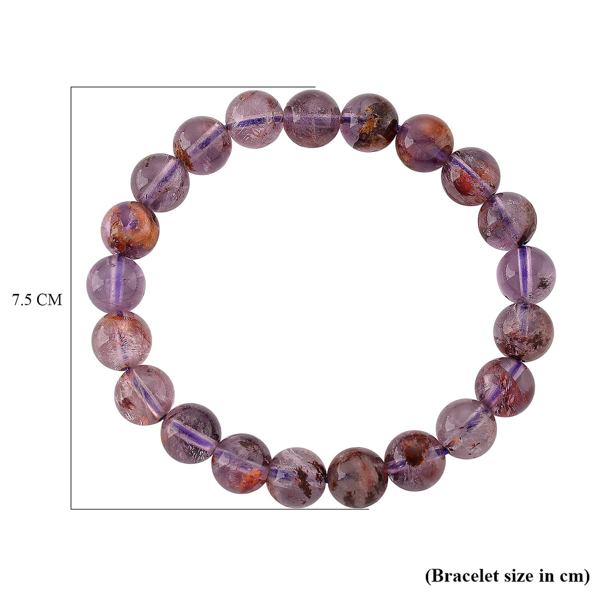 Cacoxenite Beads Stretchable Bracelet (Size 7-7.5) 120.00 Ct. 8438878 5
