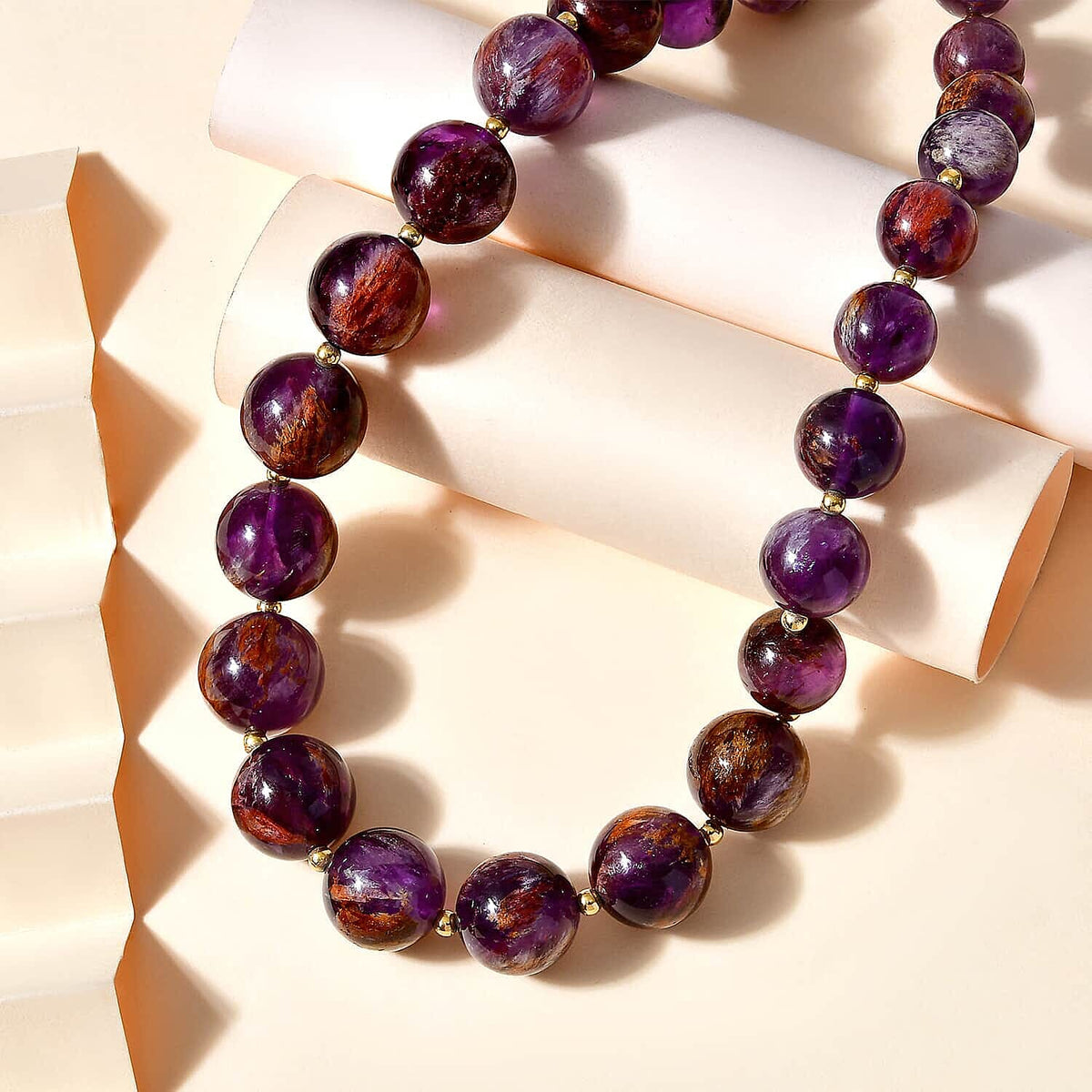 Cacoxenite  Necklace (Size - 18) in Vermeil YG Sterling Silver 2.40 ct  2.400  Ct. 7803201 1
