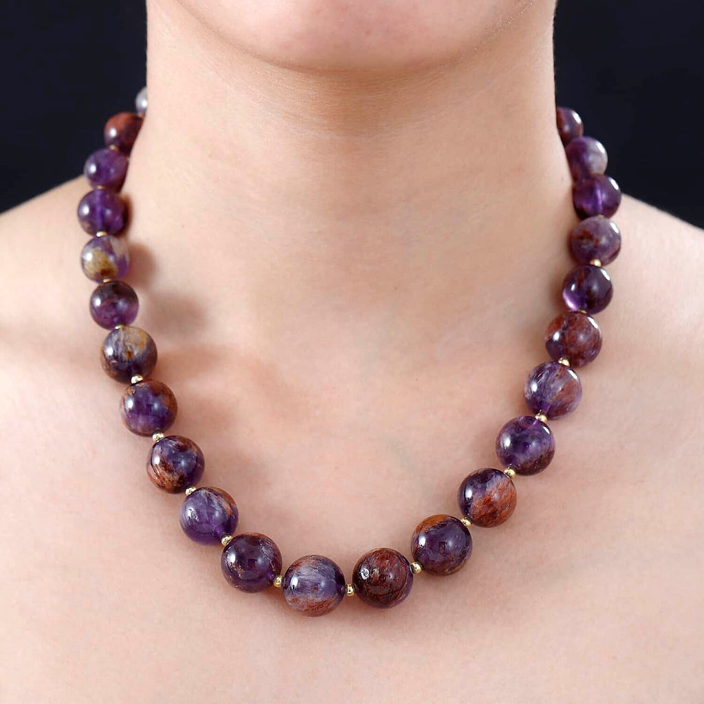Cacoxenite  Necklace (Size - 18) in Vermeil YG Sterling Silver 2.40 ct  2.400  Ct.