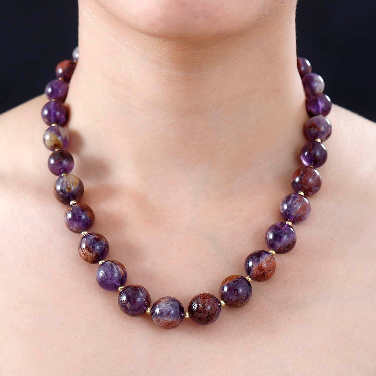 Cacoxenite  Necklace (Size - 18) in Vermeil YG Sterling Silver 2.40 ct  2.400  Ct. 7803201 2