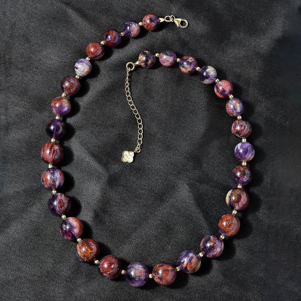 Cacoxenite  Necklace (Size - 18) in Vermeil YG Sterling Silver 2.40 ct  2.400  Ct.