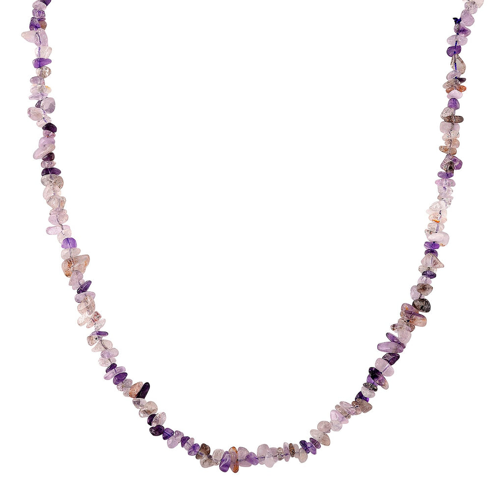 Cacoxenite Chips Necklace (Size - 32) 353.00 Ct.