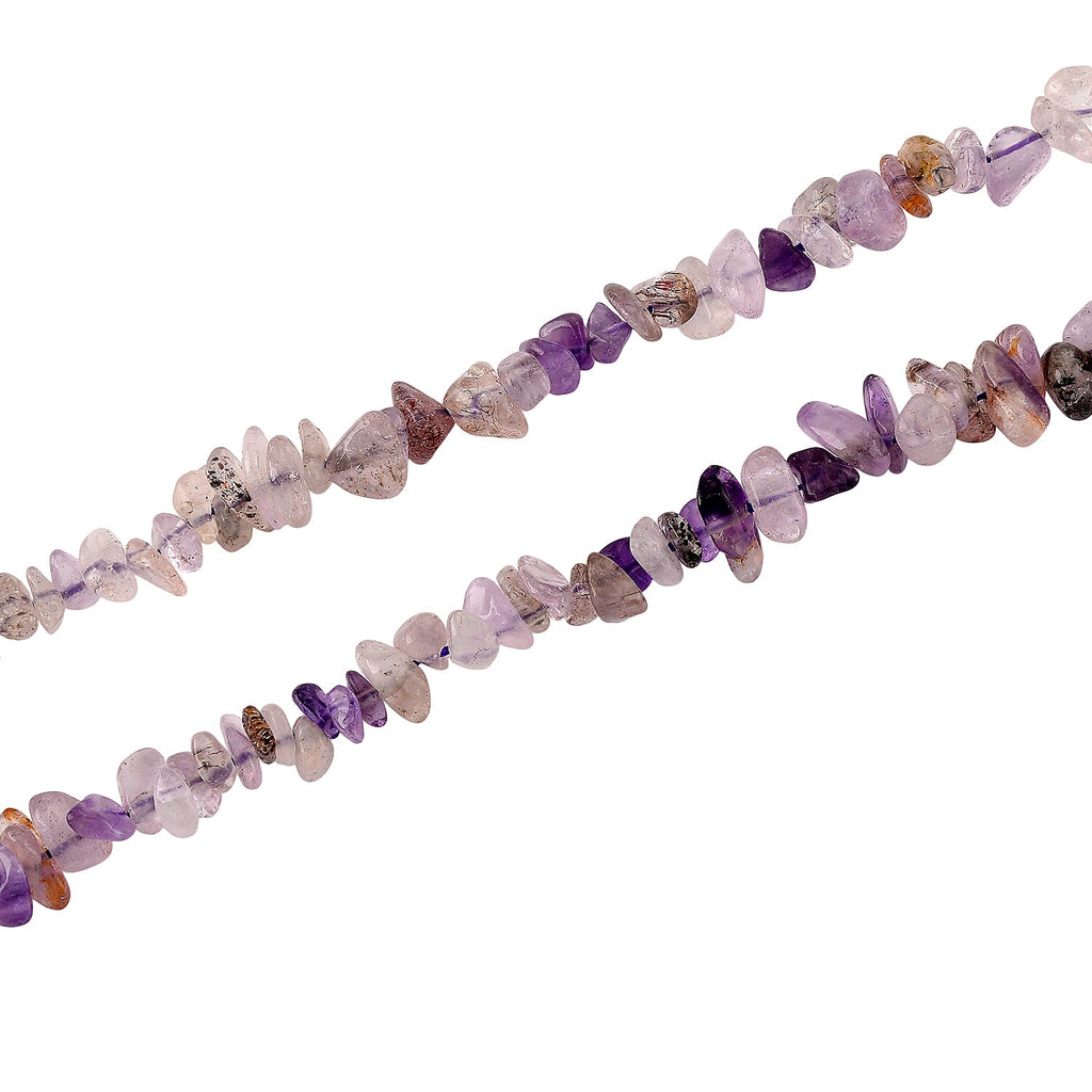 Cacoxenite Chips Necklace (Size - 32) 353.00 Ct.