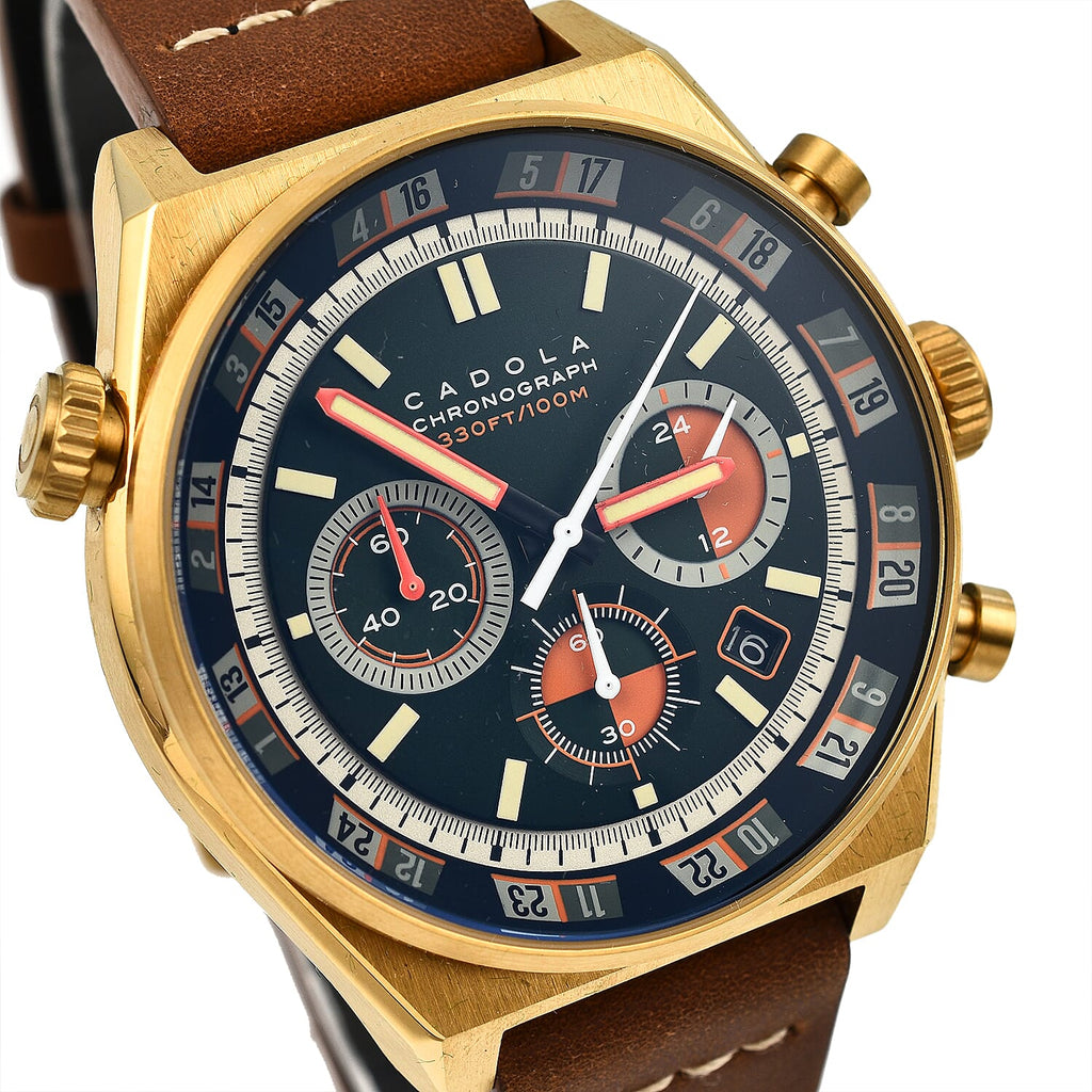 Automatic Mens Watch in Stainless Steel - Brown