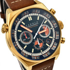 Automatic Mens Watch in Stainless Steel - Brown