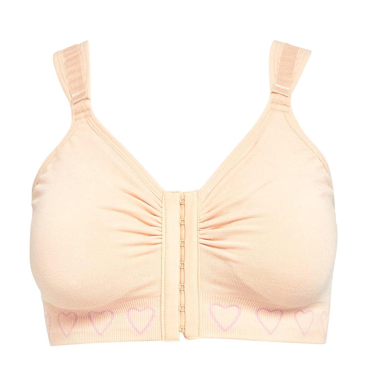 Cancer Research UK Front Fastening Full Coverage Wide Straps Comfort Bra (Size XL) - Blush V32603359 3