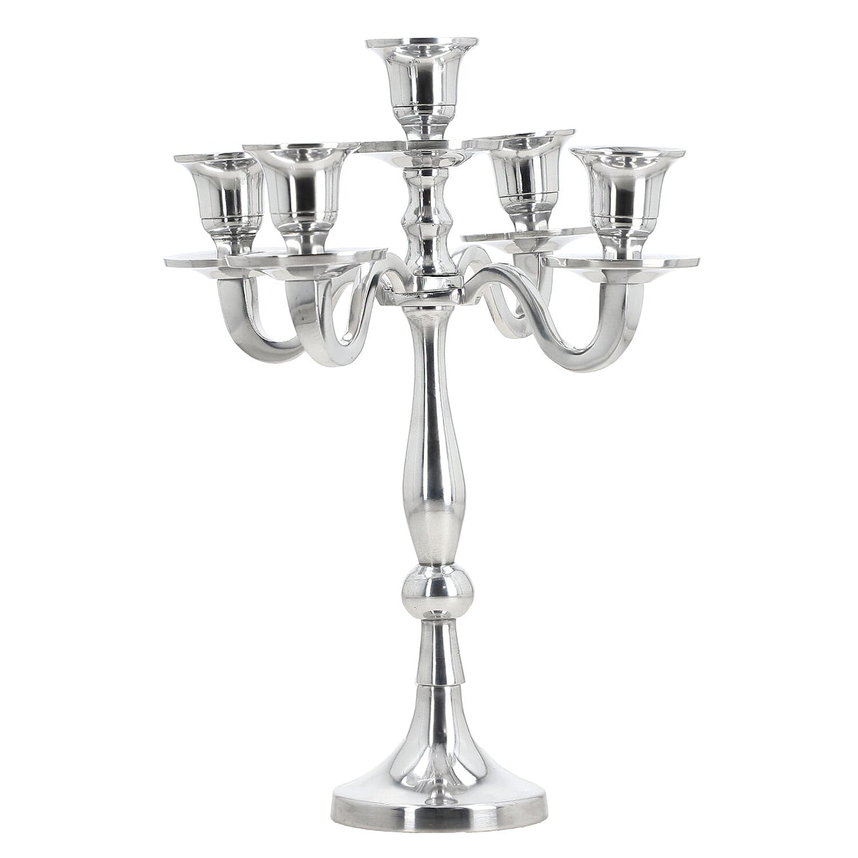 Candle Holder One Size- Silver &amp; Silver 7929990 0