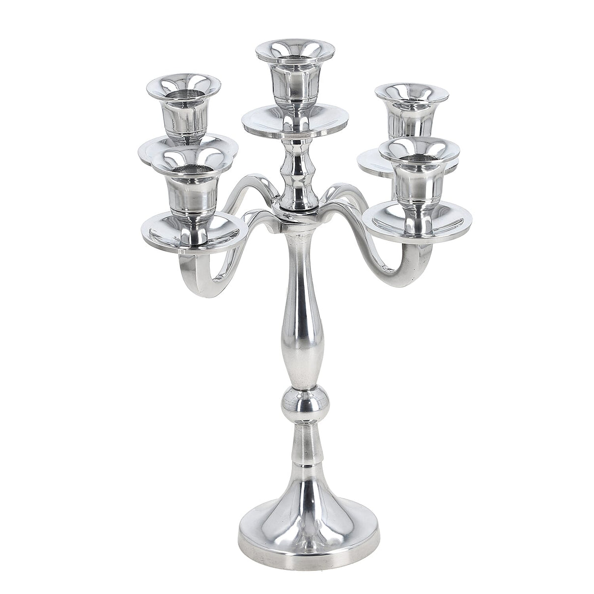 Candle Holder One Size- Silver &amp; Silver 7929990 1