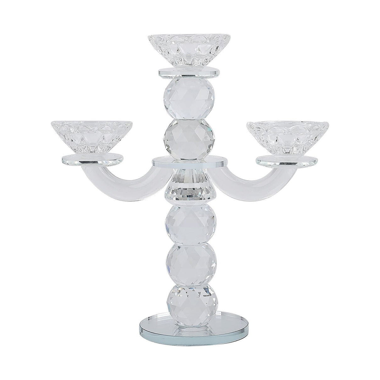 Crystal Candle Holder - Round 7573841 0