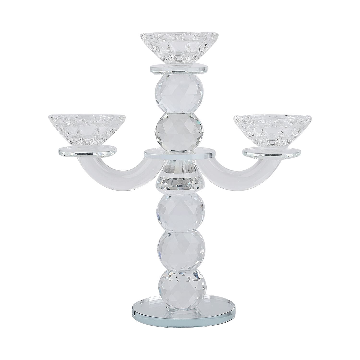 Crystal Candle Holder - Round 7573841 0
