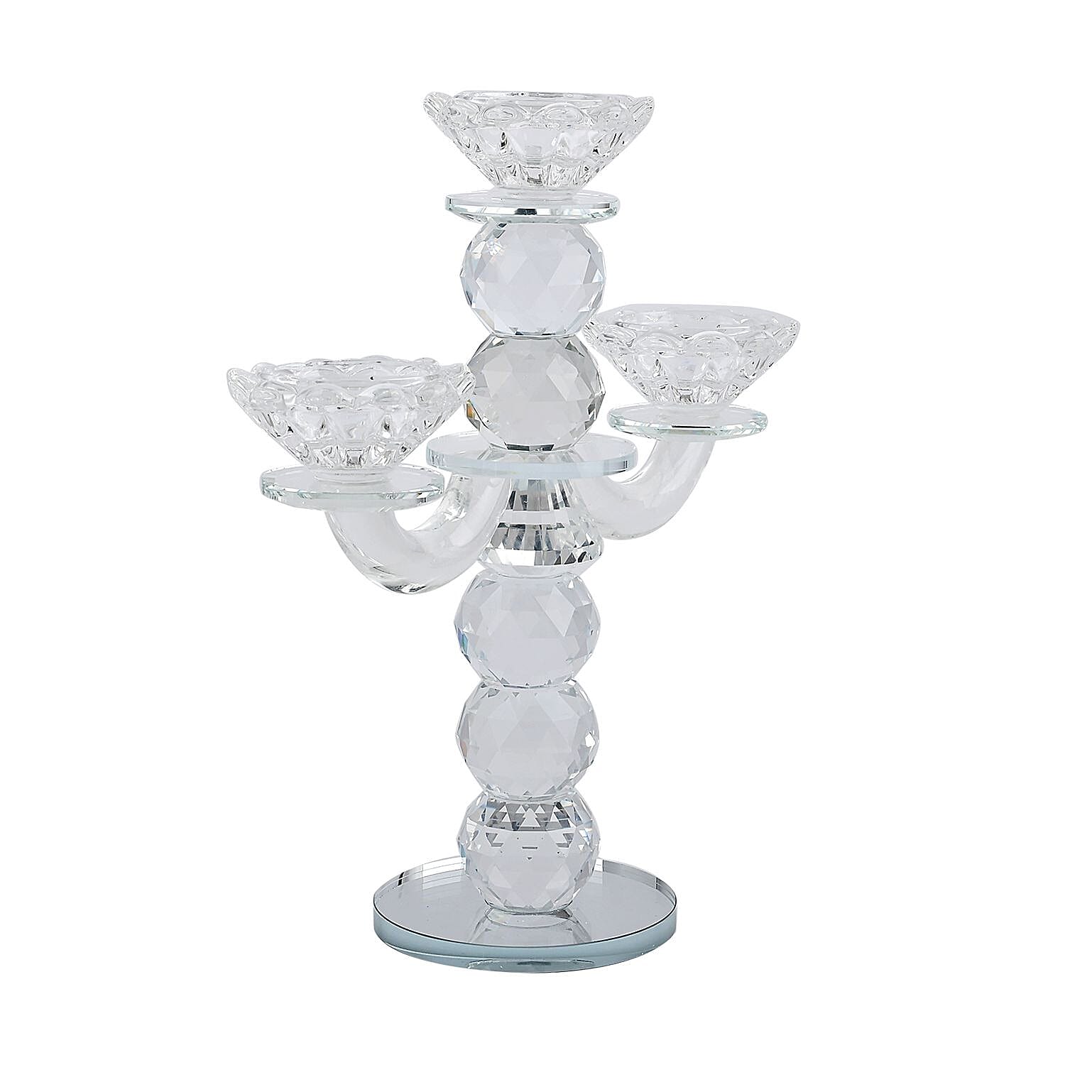 Crystal Candle Holder - Round 7573841 1