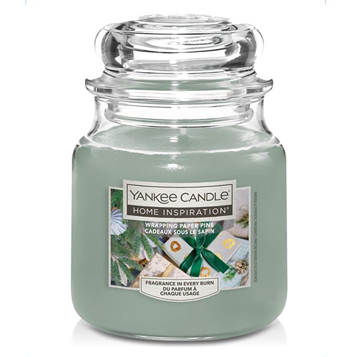Yankee Candle Home Inspiration Glass Wrapping Paper Pine Candle (104g) 7982922 0