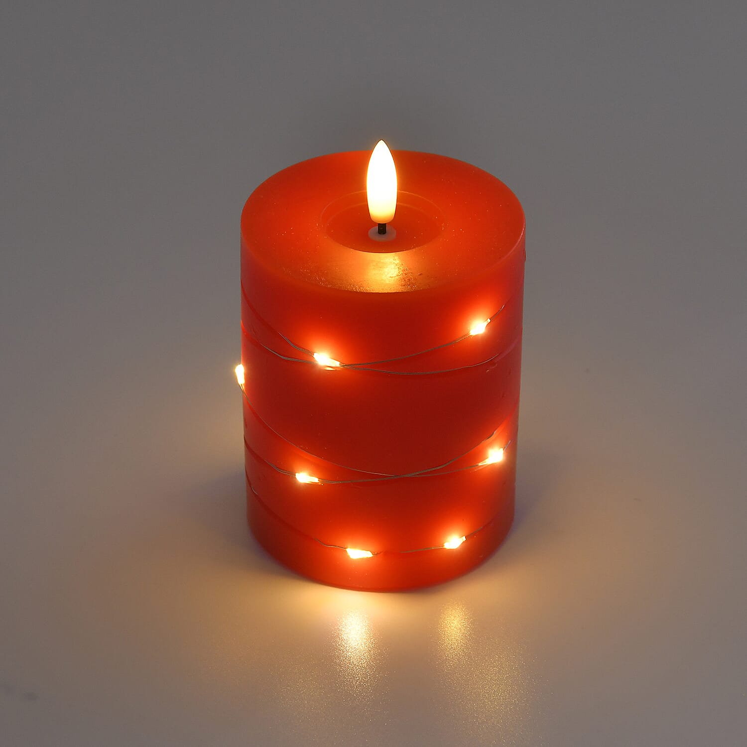 Set of 3 LED Candle with Remote (2AA Battery not inc.) - Red 7840915 2