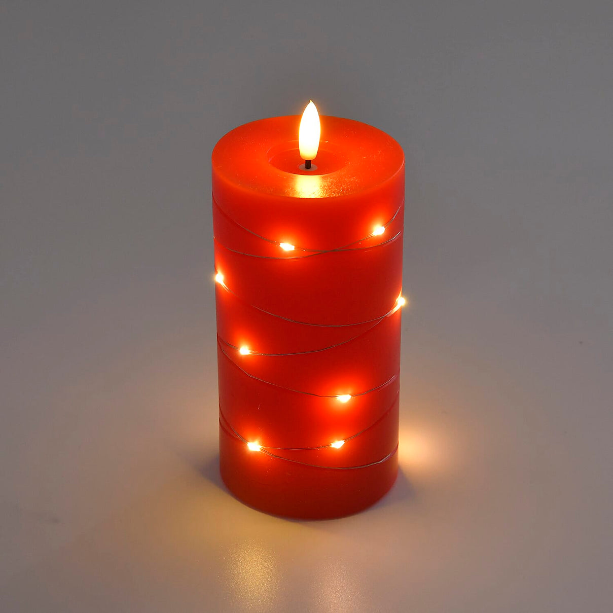 Set of 3 LED Candle with Remote (2AA Battery not inc.) - Red 7840915 4