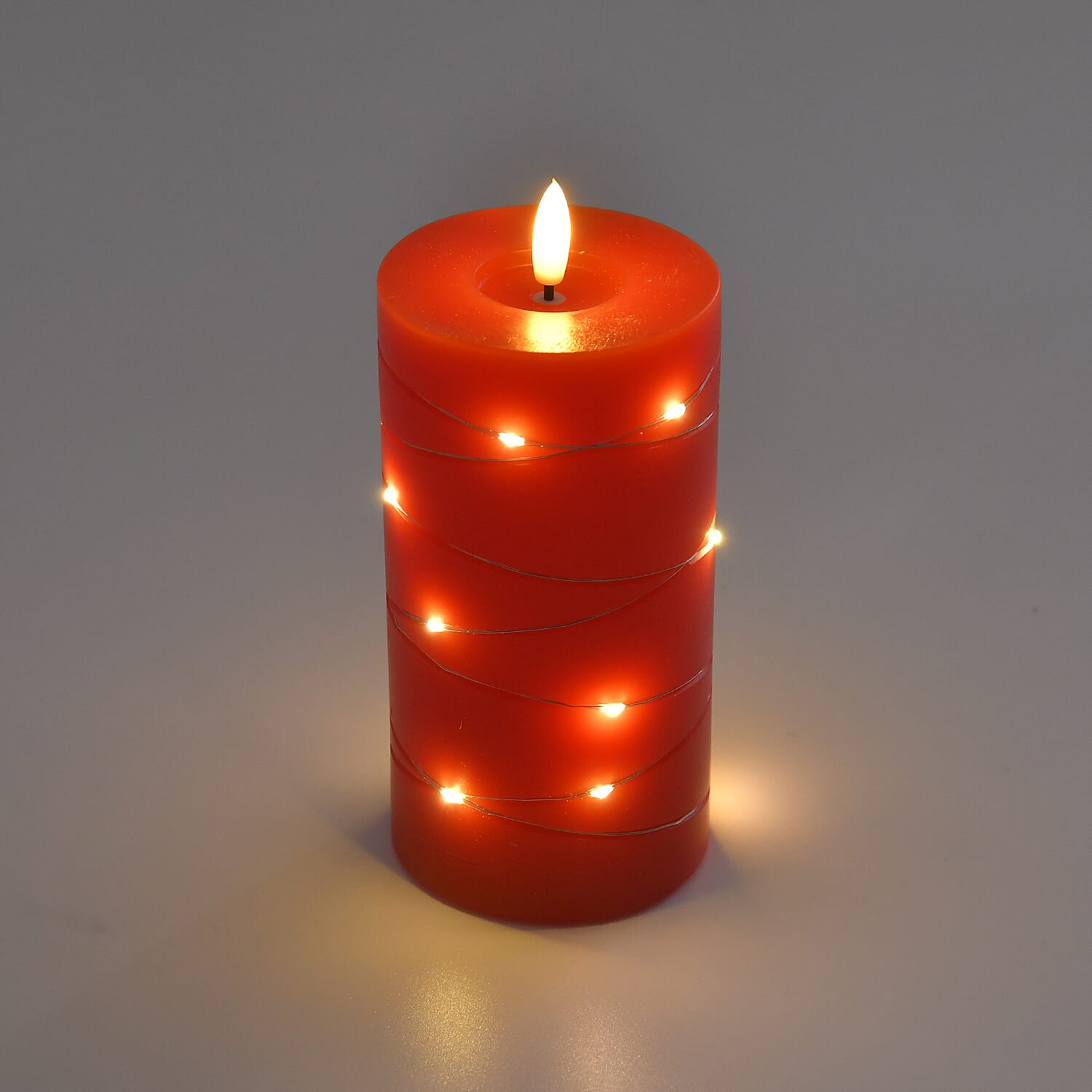 Set of 3 LED Candle with Remote (2AA Battery not inc.) - Red 7840915 4