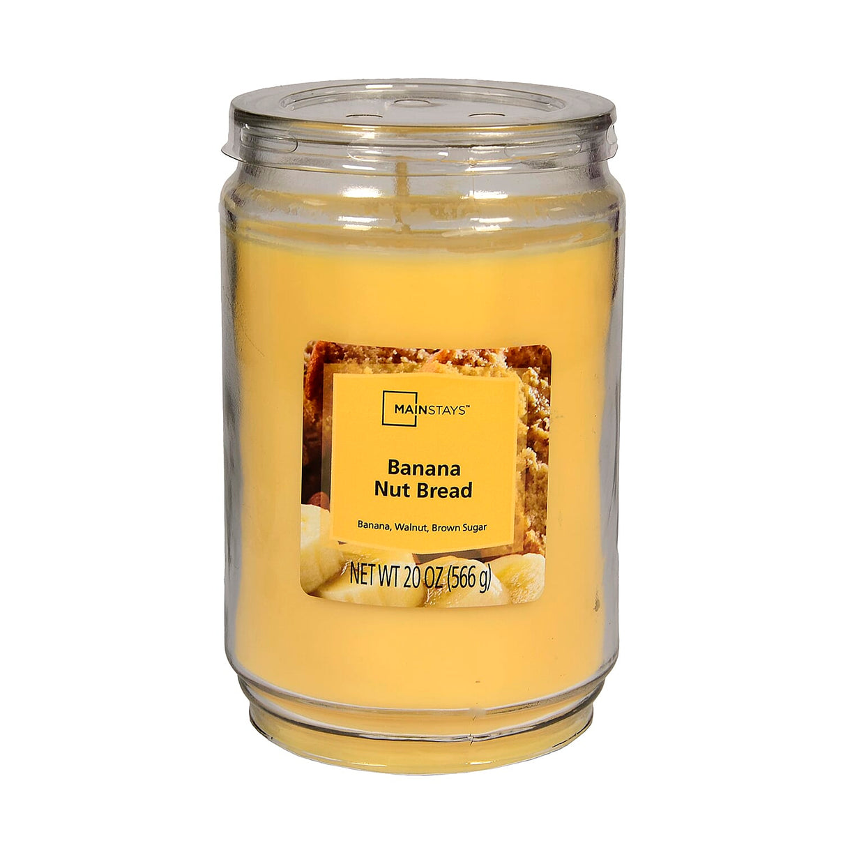 Mainstays Patio Banana Nut Bread Scented Candle (20oz) 7810167 0
