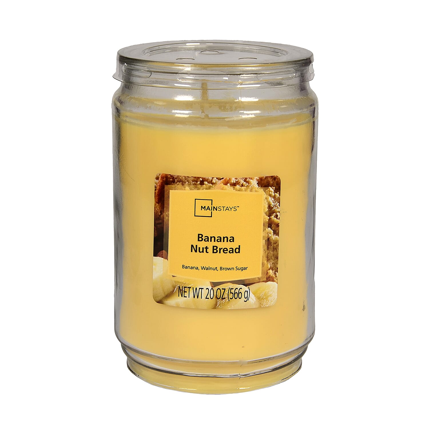 Mainstays Patio Banana Nut Bread Scented Candle (20oz) 7810167 0