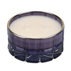 Aroma Glow Glass Jar Candles Lavender and Jasmine Scent (150g) (28hr Burn Time) - Purple