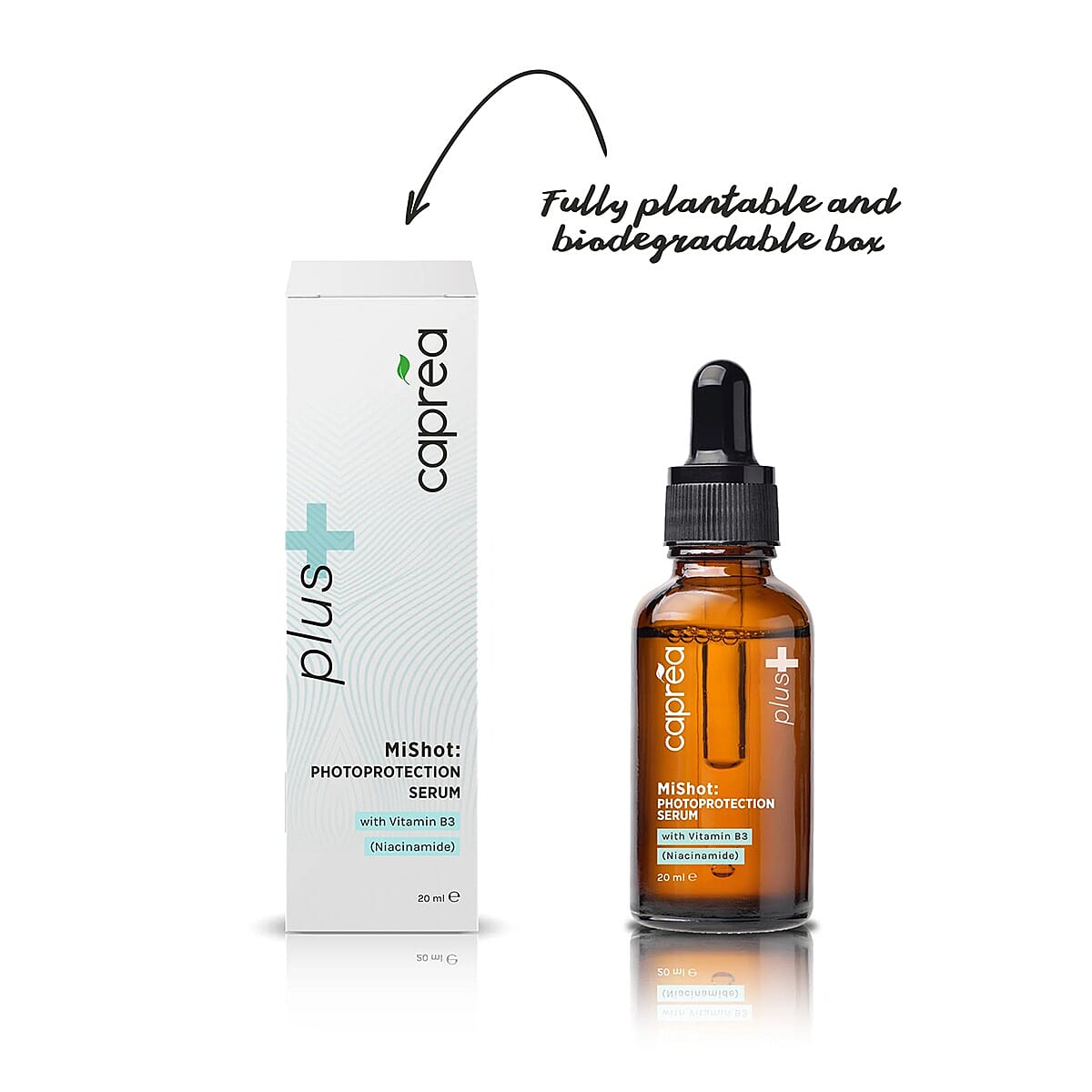 Caprea Plus MiShot Photoprotection Shield Serum with Vitamin B3 20ml 7800243 0