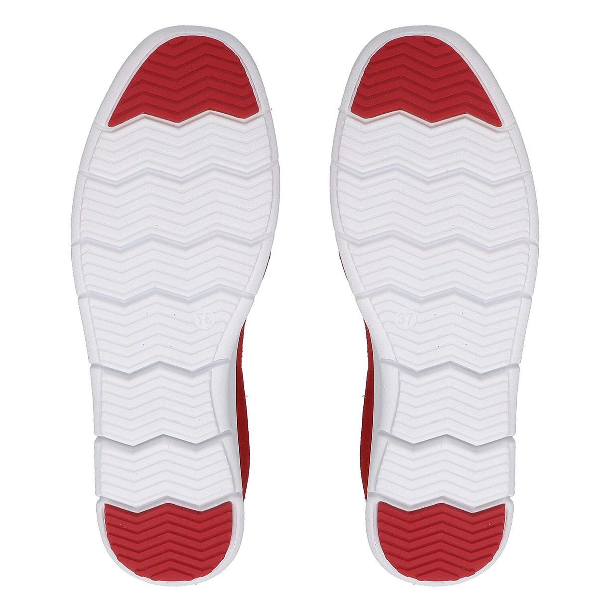 Caprice Leather Buckle detailing Loafers Red 6306128 5