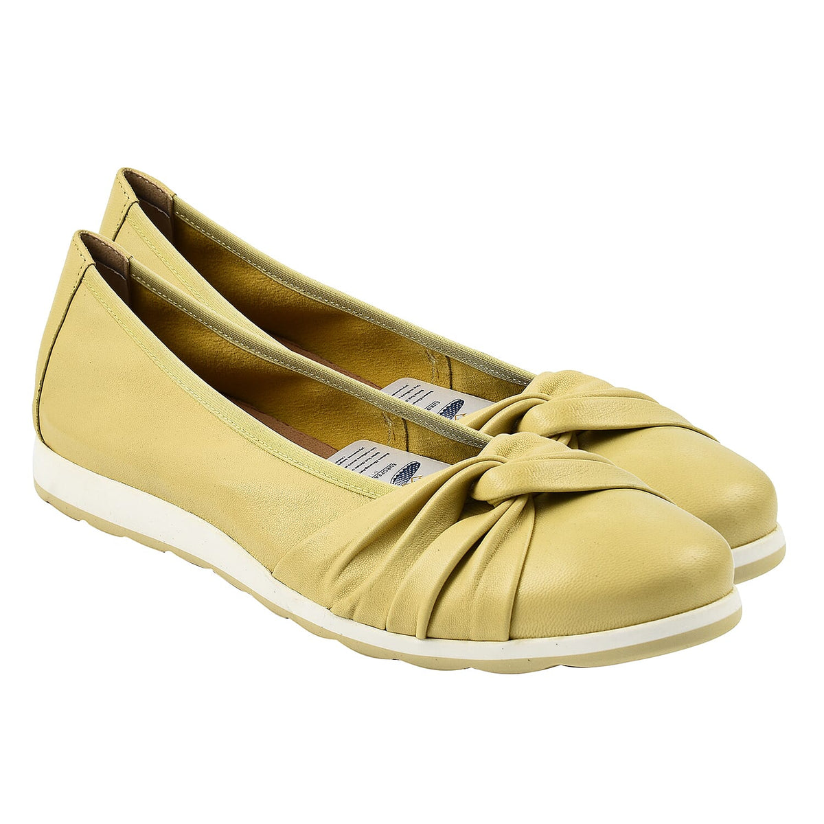 Caprice Women's Ballerina Sandals - Vanilla Soft 6921662 2