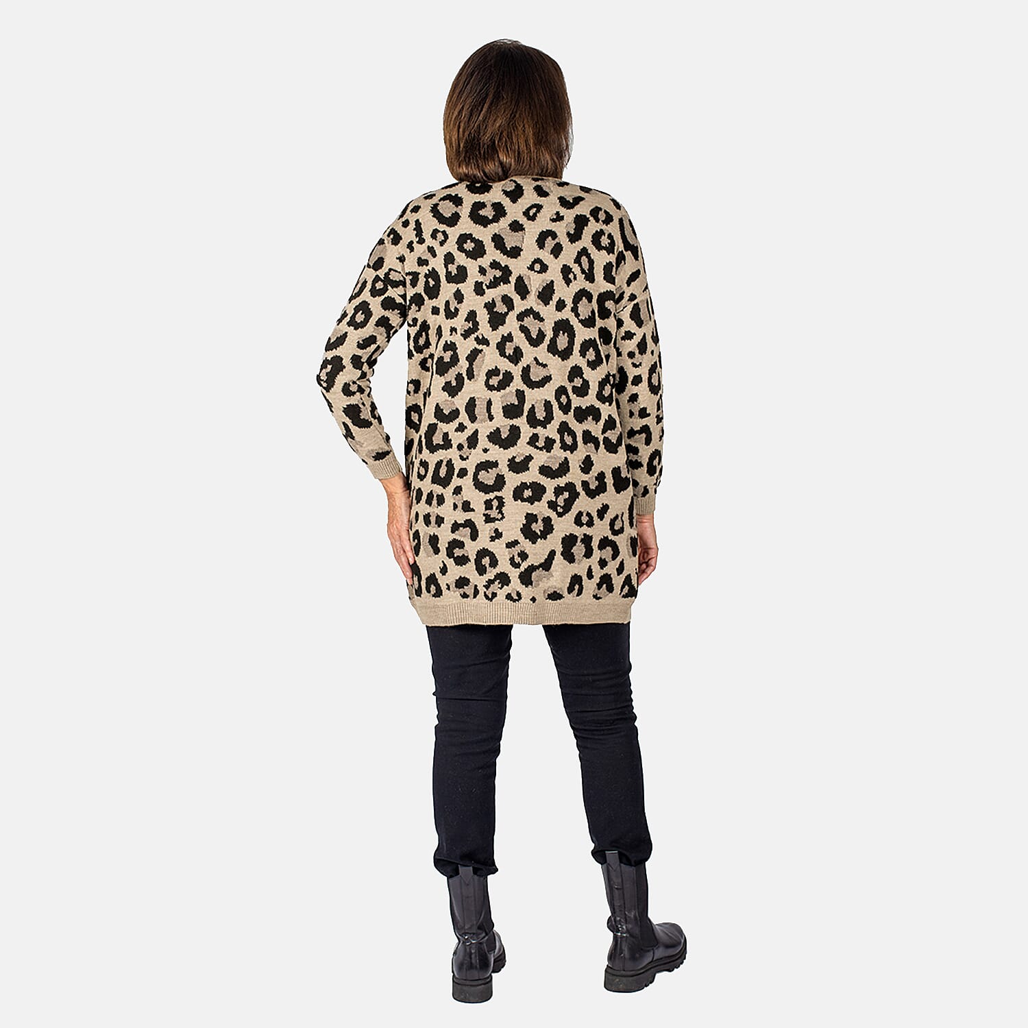TAMSY Leopard Knit Cardigan 3885455 4