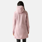 Regatta Womens Softshell Waterproof Longline Jacket with Detachable Hood (Size 12) - Purple
