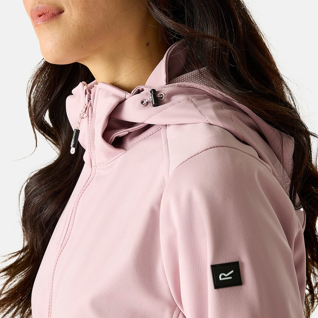 Regatta Womens Softshell Waterproof Longline Jacket with Detachable Hood (Size 12) - Purple 8511221 4