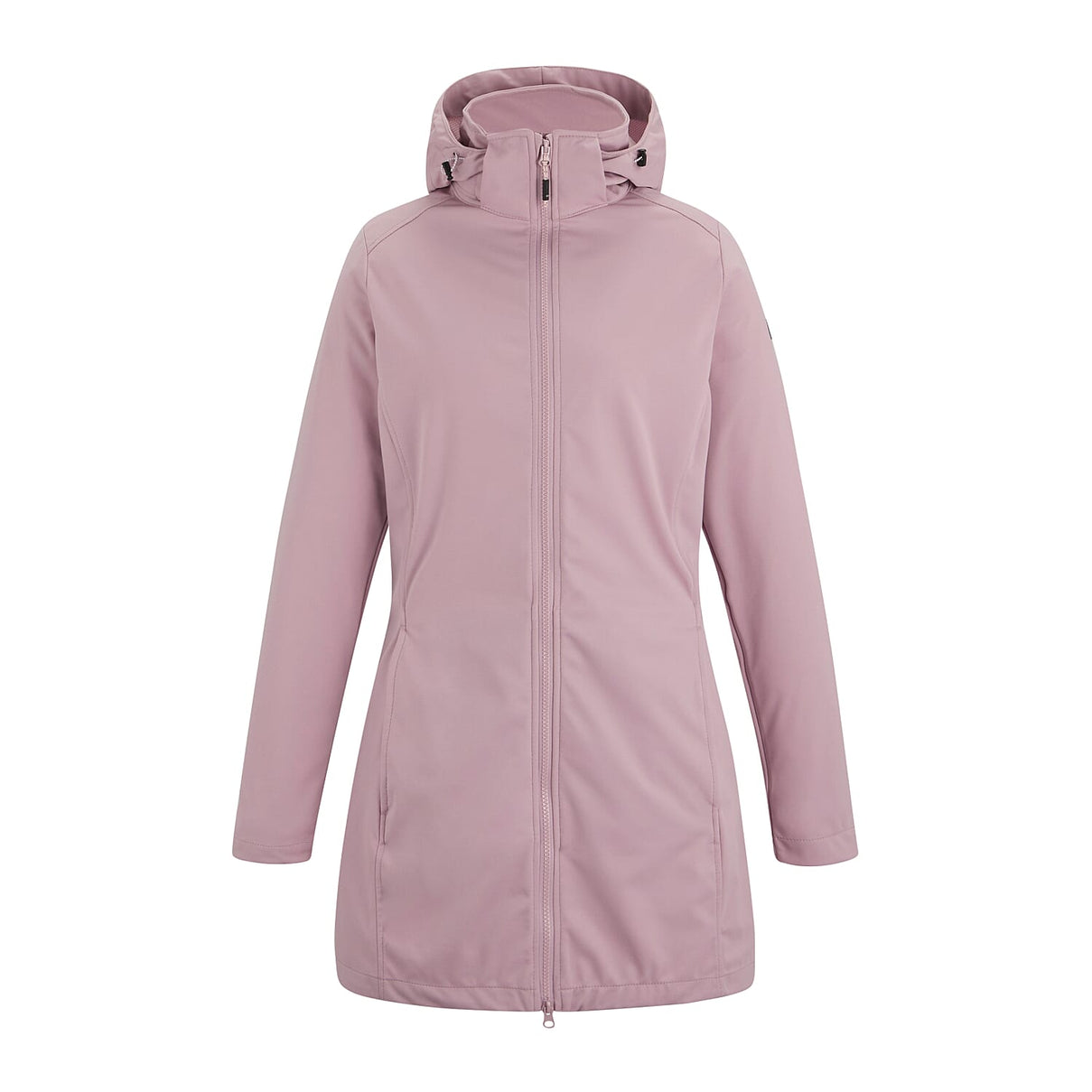 Regatta Womens Softshell Waterproof Longline Jacket with Detachable Hood (Size 12) - Purple 8511221 6
