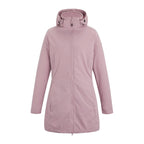 Regatta Womens Softshell Waterproof Longline Jacket with Detachable Hood (Size 12) - Purple