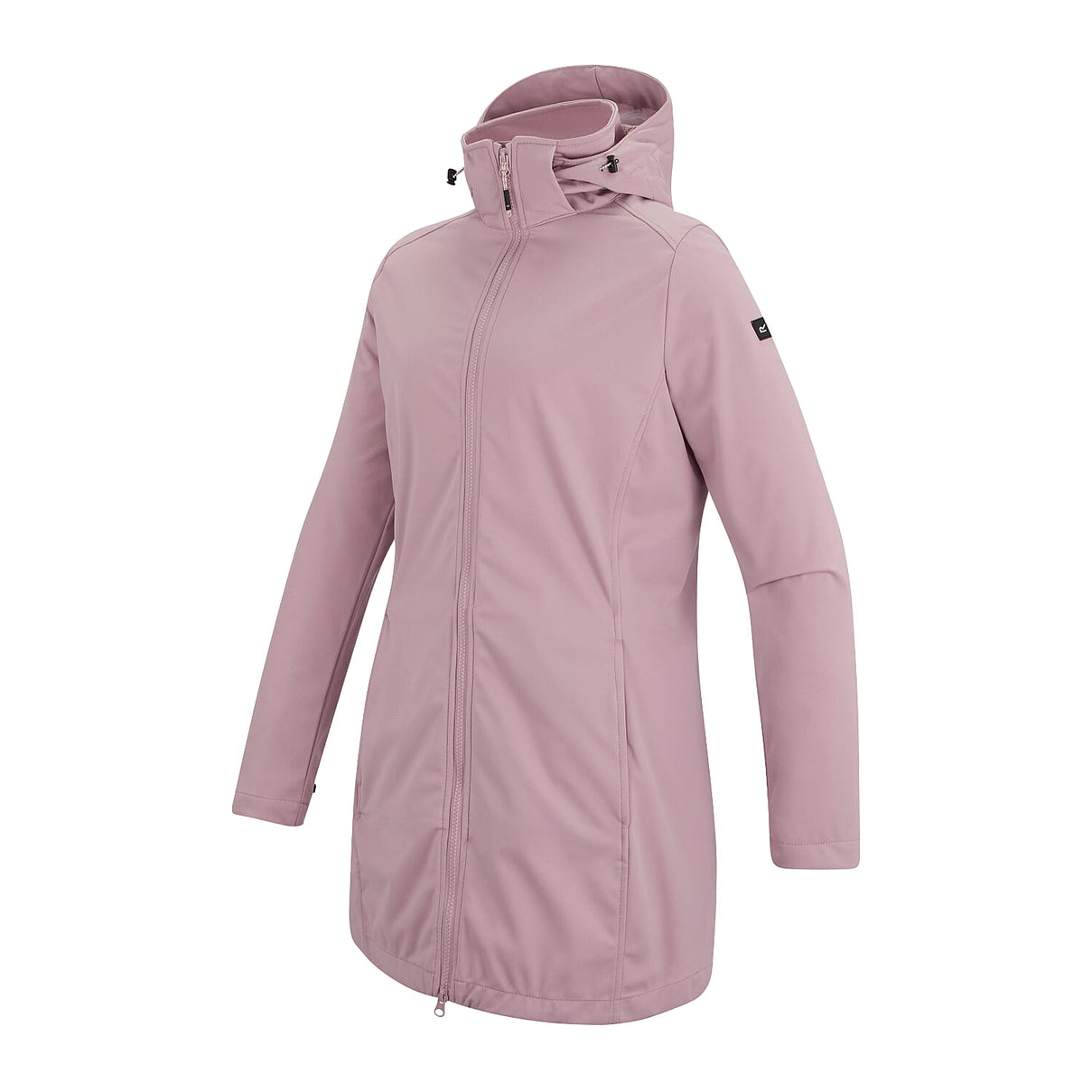 Regatta Womens Softshell Waterproof Longline Jacket with Detachable Hood (Size 12) - Purple 8511221 7