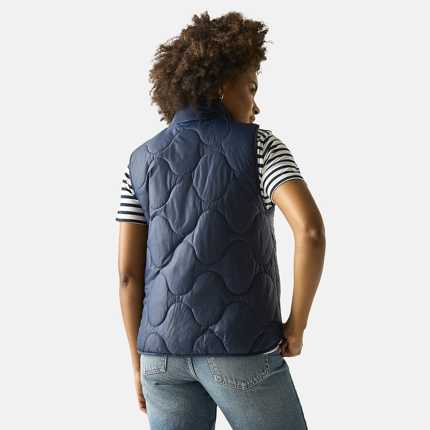 Regatta Womens Quilted Gilet with Water-Repellent Finish (Size 12) - Blue 8511096 3