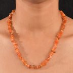 Carnelian Necklace (Size - 30) 240.00 Ct.