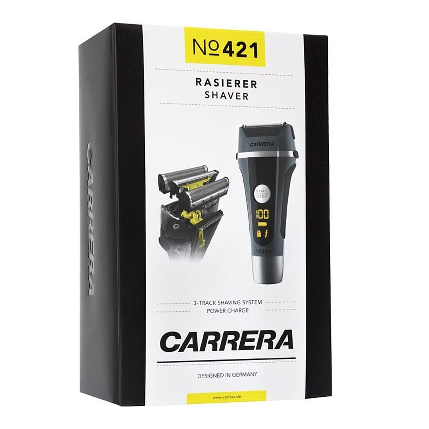 Carrera Wet &amp; Dry Shaver with IPX6 Waterproof and LED Display - Grey 7261103 1