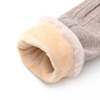 One Time Closeout - Cashmere Wool Gloves (24 x 9cm) - Beige