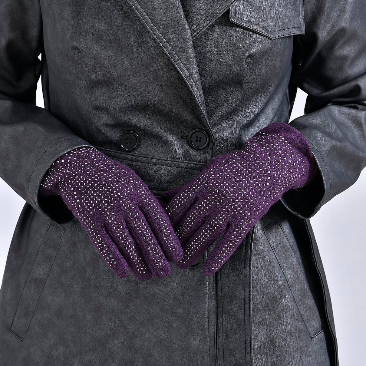 Cashmere Wool Touchscreen Gloves - One Size 7851804 3
