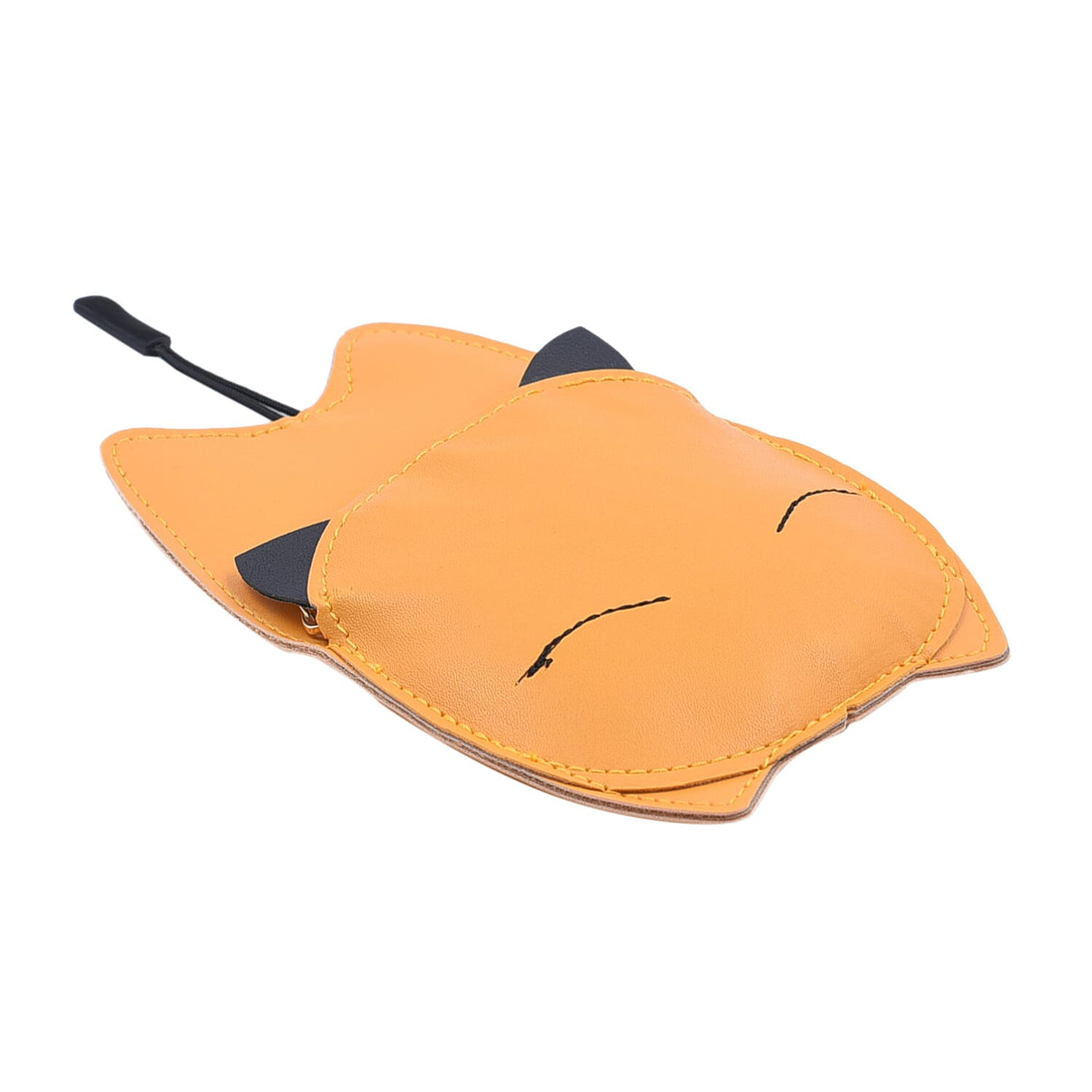 Cat Pouch with Zipper Closure - Mustard 7585015 2