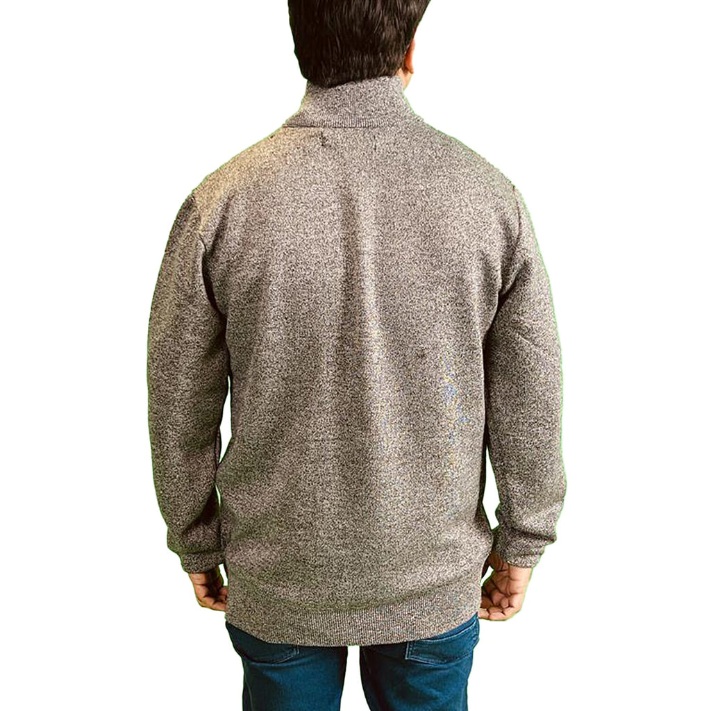Cavallio Cotton Half Zip Jumper (Size S) - Charcoal