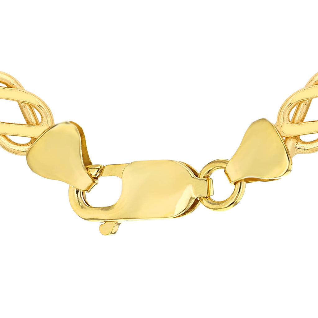 9K Yellow Gold Celtic Chain With Lobster Clasp (Size - 16)
